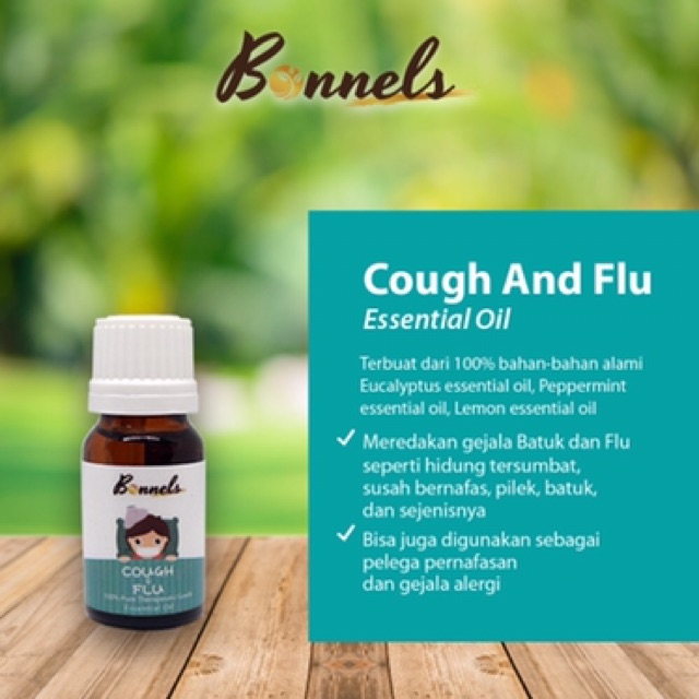 BONNELS ESSENTIAL OIL ALL VARIANT - RELIEVE OIL Cough &amp; Flu - Solusi Batuk Pilek Si Kecil 100% Aman - Immune Booster dll - ORIGINAL ASLI