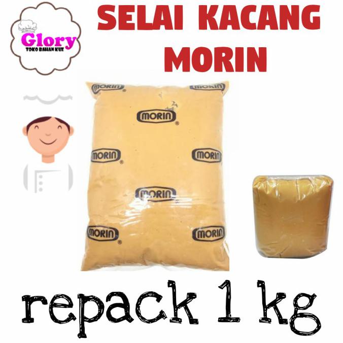

selai kacang morin chunky kasar repack 1 kg