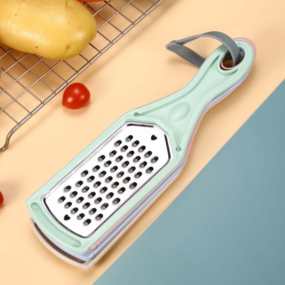 [Elegan] Pemotong Sayuran Profesional 4-in-1 Kentang Buah Gadget Alat Dapur Keju Slicer