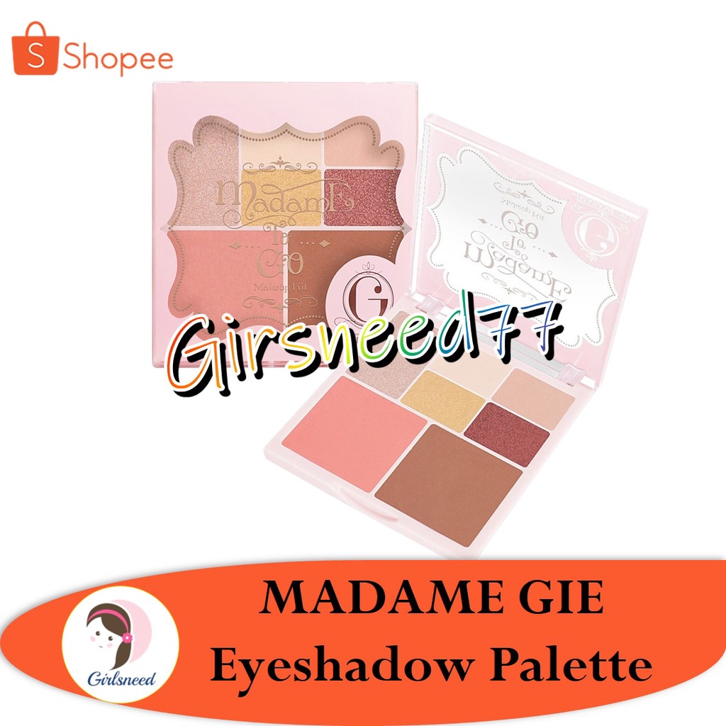 MADAME GIE Eyeshadow Palette GIRLSNEED77