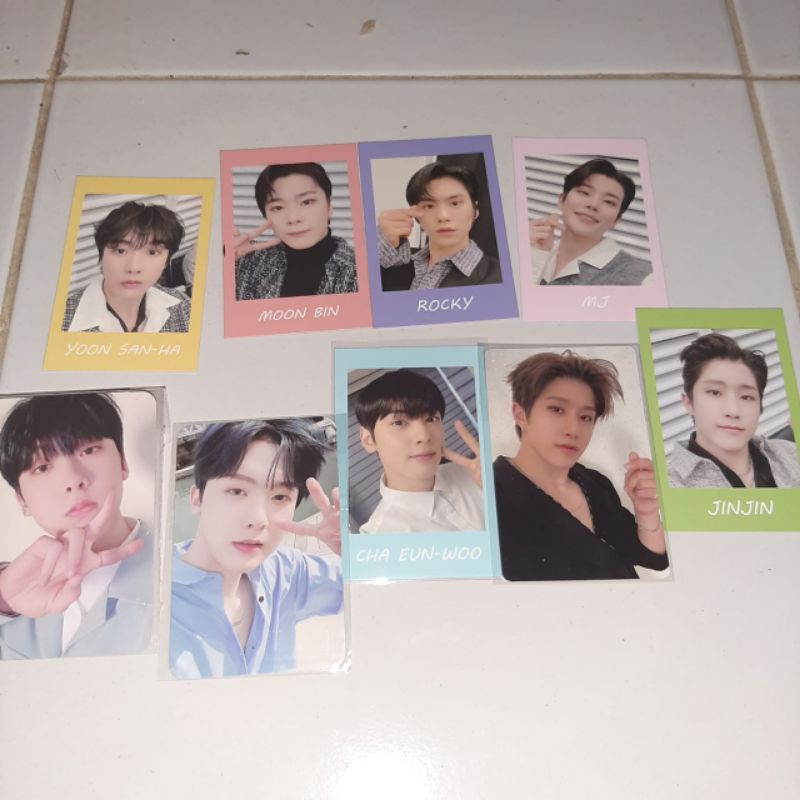 PHOTOCARD PC Polaroid ASTRO Roroha all yours mj jinjin jinu cha eun woo eunwoo moonbin rocky sanha