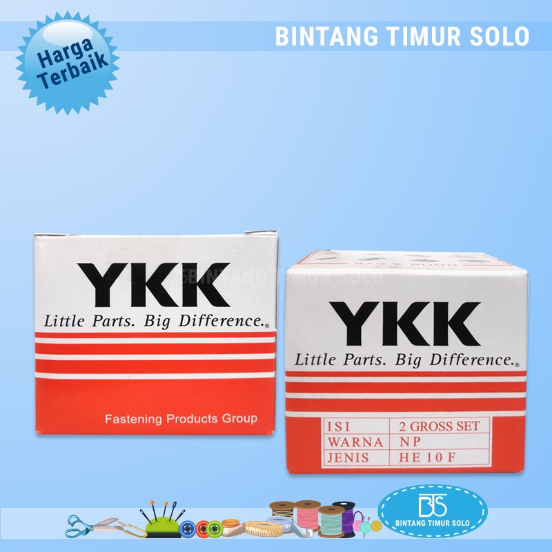 Kancing Hak YKK HE / Kancing Kait / Hak Tanam YKK HE