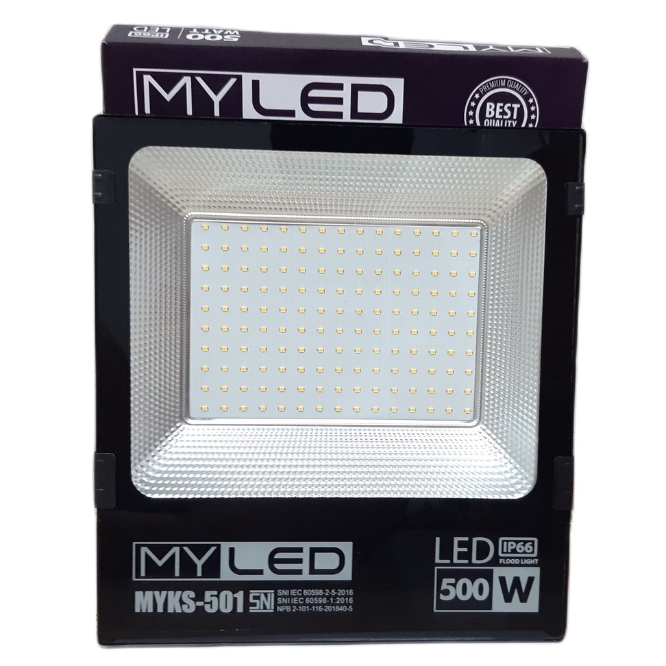 MYLED Lampu LED Sorot / Lampu Tembak Flood Light 500 Watt