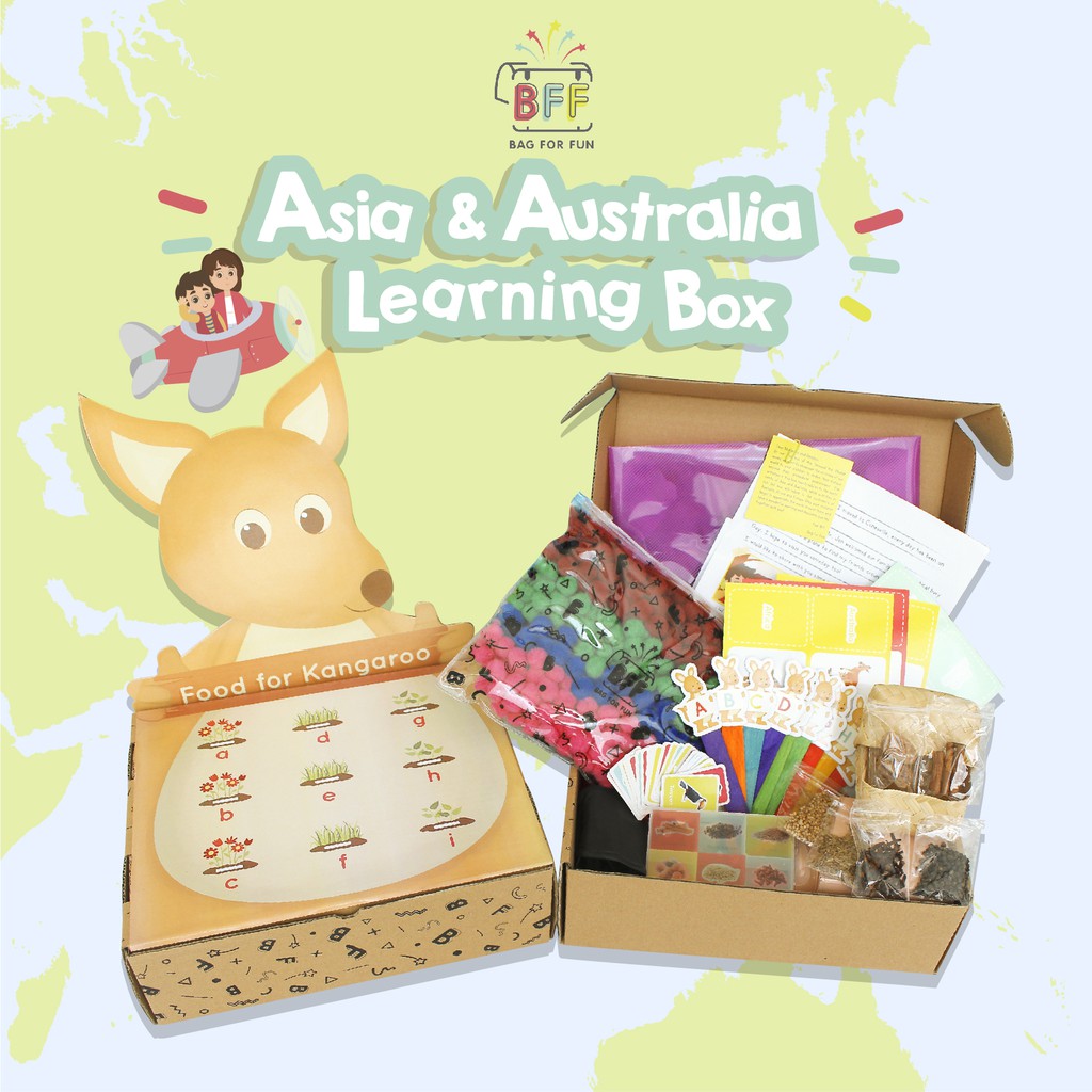 World Theme Asia Australia Learning Box 4  Set 