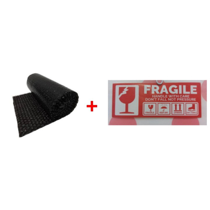 

TAMBAHAN BUBBLE WRAP EXTRA + STIKER FRAGILE PENGAMAN PAKET