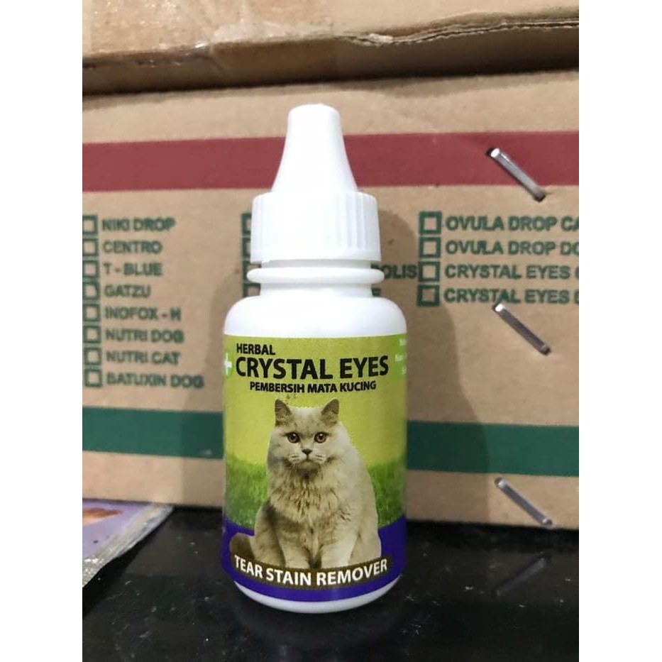 Crystal Eyes Cat Herbal - Pembersih Mata Kucing Pembersih Belek Kucing Herbal