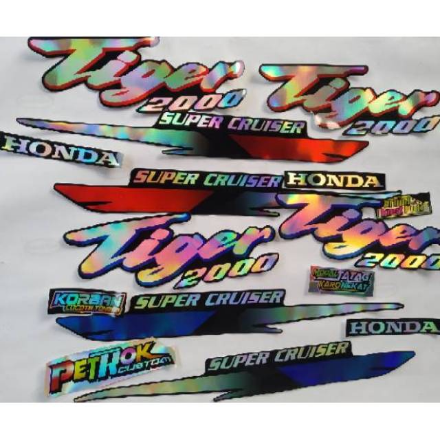 Striping Tiger 2000 Hologram Pelangi