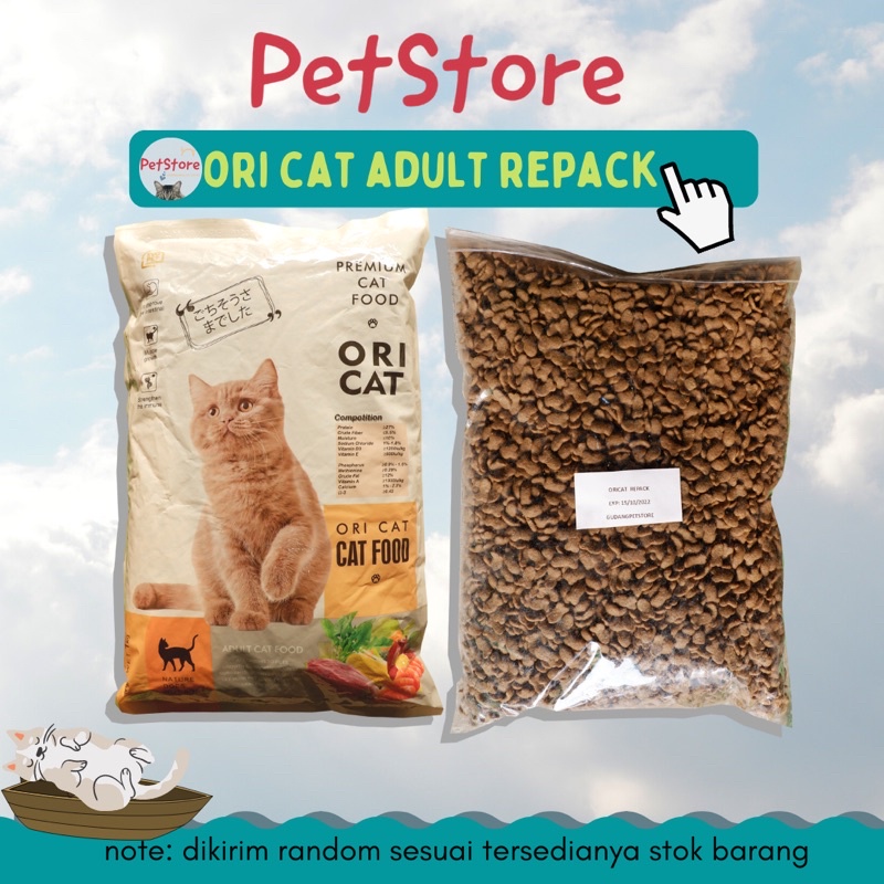 BEST SELLER: ORI CAT ADULT FRESHPACK makanan kucing ORICAT setara BOLT