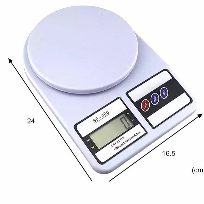 Timbangan Digital Mangkok Dapur Makanan Kue Digital SF 400 GOTO Electronic Kitchen Scale 10 kg