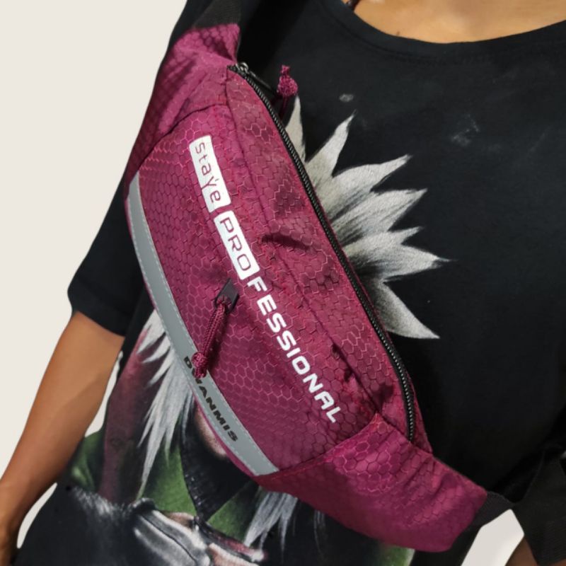 X-PRO | Waistbag Pria Original Produk Kulit PU | Tas Selempang Pria Kulit Sintetis Best Model