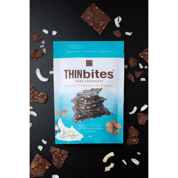 

Moriz Thin Bites Dark Chocolate Toasted Coconut with Almonds