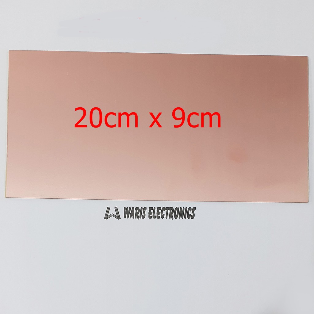 PCB Polos tanpa lubang 20cm X 10cm