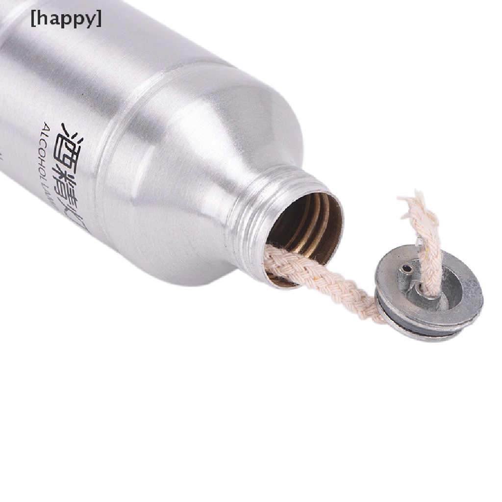 Ha 1pc Lampu Alkohol Portable Bahan Metal Untuk Outdoor / Survival / Camping