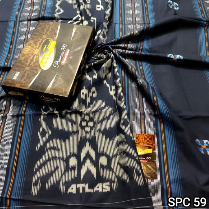 ((TERMURAH)) SARUNG ATLAS PREMIUM SONGKET SPECIAL 790 SILVER