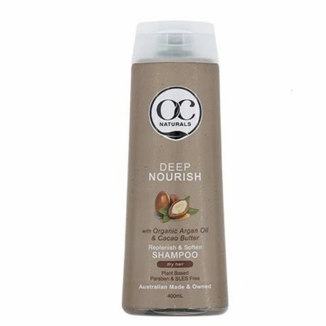 OC Naturals Shampoo - DEEP NOURISH with Organic Argan Oil & Cacao Butter (400mL)