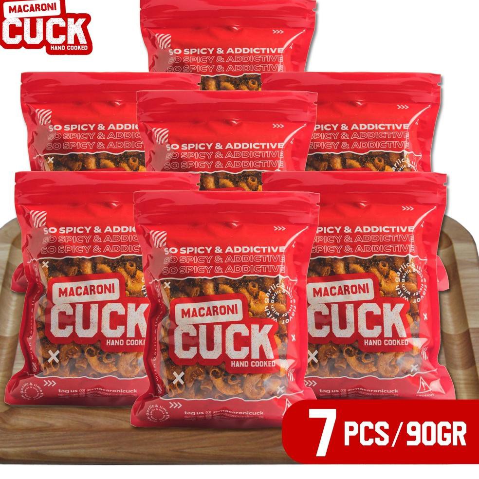 

SALEE!!!!.. Makaroni Pedas Cuck 7 Pcs kemasan 90 gram KLE