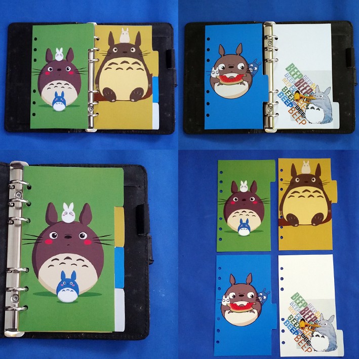 

Pembatas Ghibli Binder Organizer 2 Ring, 6 Ring, 20 Ring, 26 Ring 1 Set 4 lembar Glossy Murah