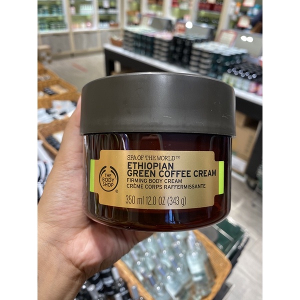 THE BODY SHOP ETHIOPIAN GREEN COFFEE FIRMING BODY CREAM TERMURAAH