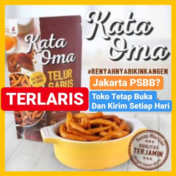 

TERLARIS Telur Gabus Kata Oma Rasa Gula Aren