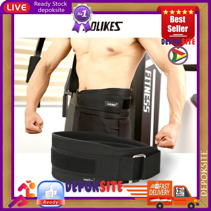 Aolikes 1698 Waist Back Support Belt Korset Gym Fitness Weightlifting Body Building Korset Fitness