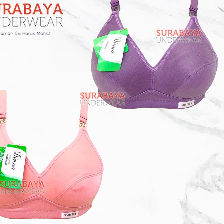 [❤[NEW VARIANT]❤]SPORT BRA KATUN NYAMAN BUAT SEHARI HARI SIZE BESAR MERK DN (SIZE 34-46)