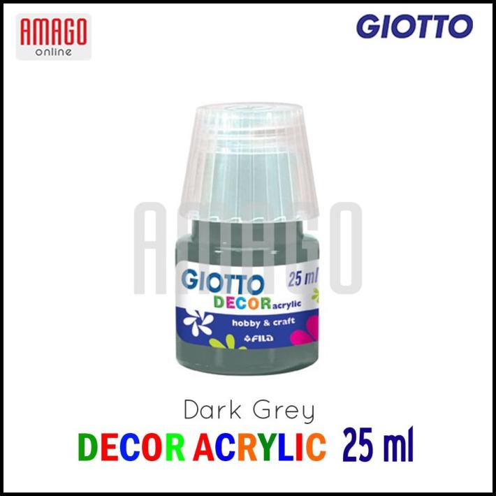 

Giotto Decor Acrylic - 25 Ml - Dark Grey - 538134