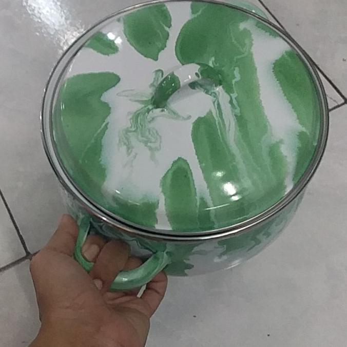 `````````] panci marble panci serbaguna panci masak panci sayur enamel blirik