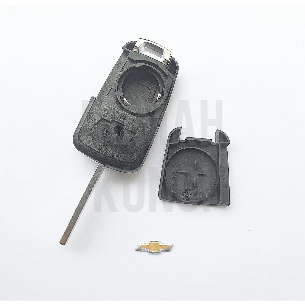 Flip Key Casing Kunci Lipat Mobil Chevrolet Spin Aveo 2 Tombol