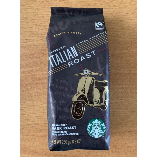 

Starbucks Italian Roast - Whole Bean Dark Roast 250gr Biji Kopi Coffee