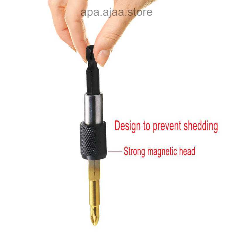 Terbaru QSTEXPRESS Extender Bor Hexagon Magnetic Shank 1/4 Inch 60mm QST-0015 Harga Grosir