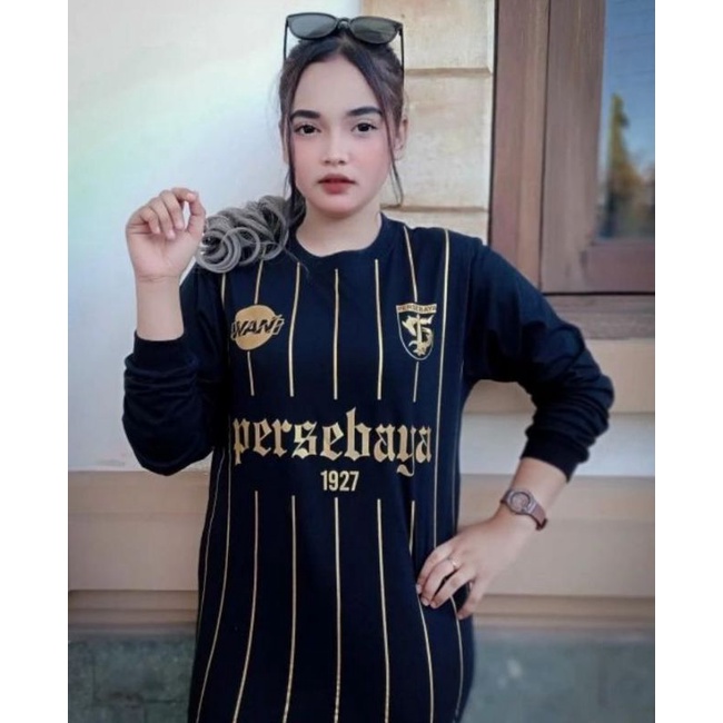 Kaos Persebaya lengan panjang gold