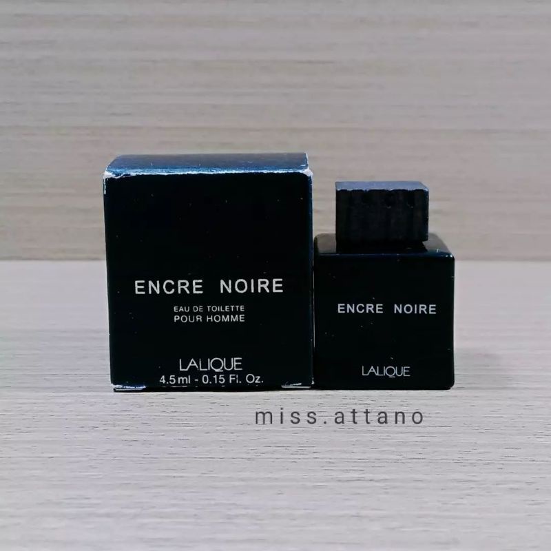 parfum miniatur original Lalique encre noire 4.5 ml