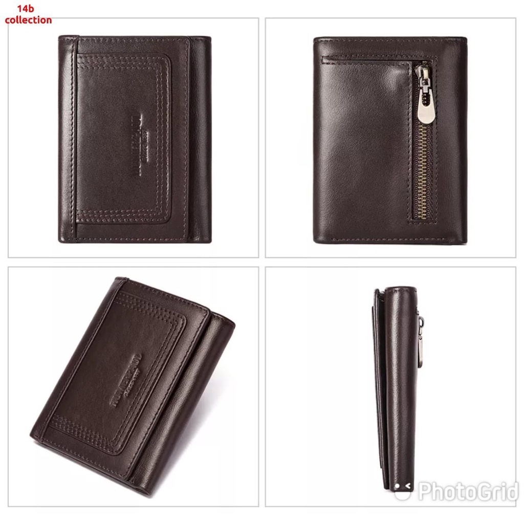 New Dompet Lipat Mini Auto Leather