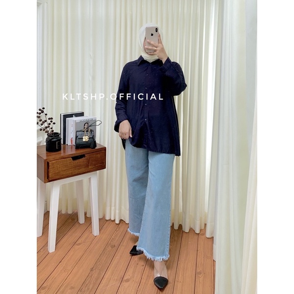 KEMEJA RAYON POLOS