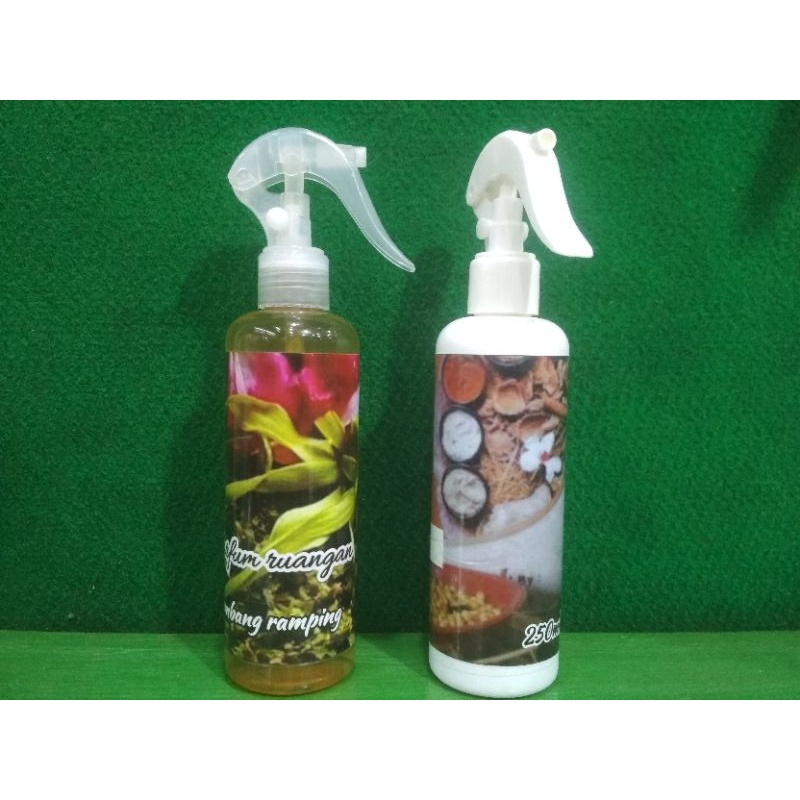 parfum ruangan spray 250ml bunga ramping, boreh, dupa
