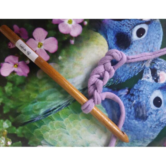 HAKPEN (ALAT/JARUM) RAJUT KAYU JATI UKURAN BESAR