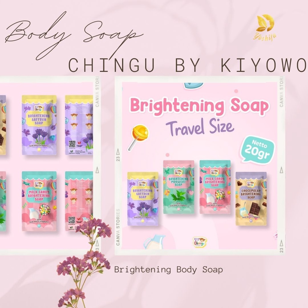 Sabun Yeppu Yeppu Chingu by Kiyowo Brightening Collagen Soap Travel