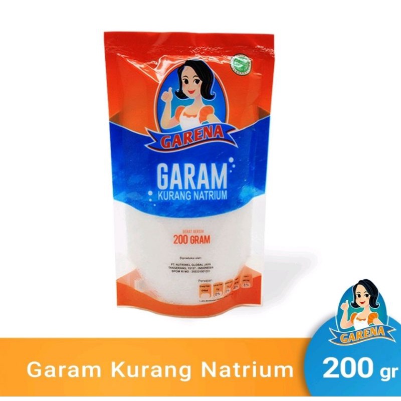 Garena Garam Rendah Natrium / Garam mpasi / garam anti hipertensi