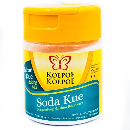 

Koepoe Koepoe Soda kue kupu kupu 81gr Pengembang kue