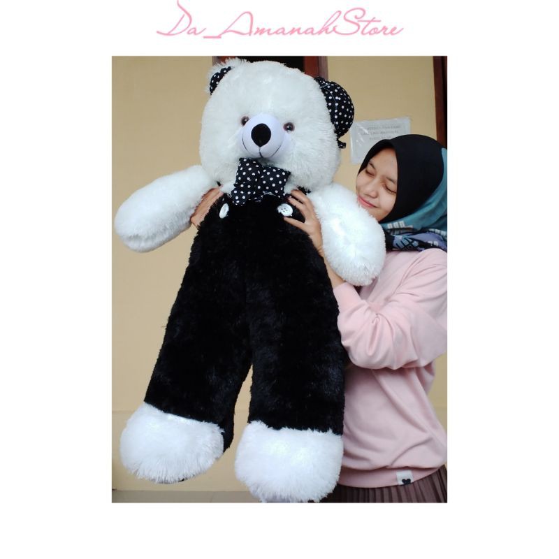 BONEKA TEDDY PANDA HITAM PUTIH / BONEKA JUMBO TERMURAH TERLARIS