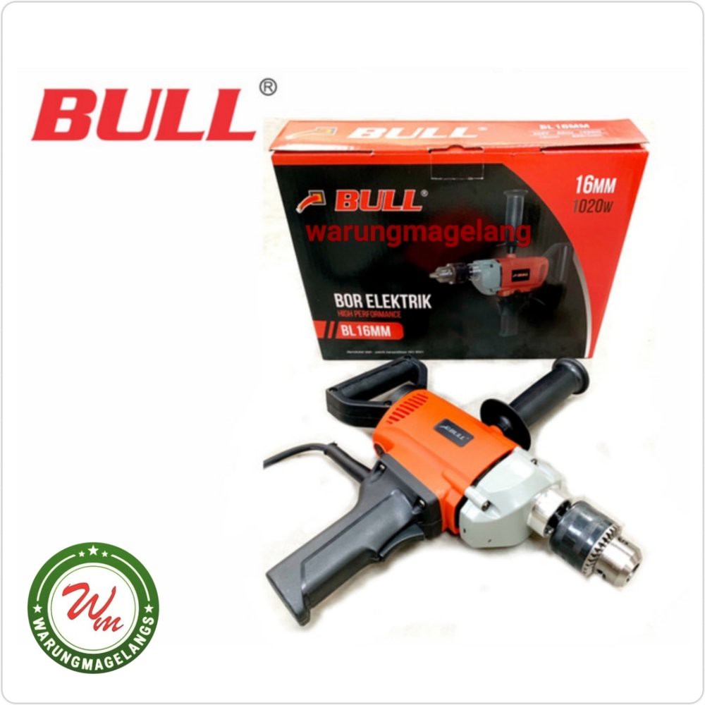 Mesin Bor tangan 16mm BULL BL16MM