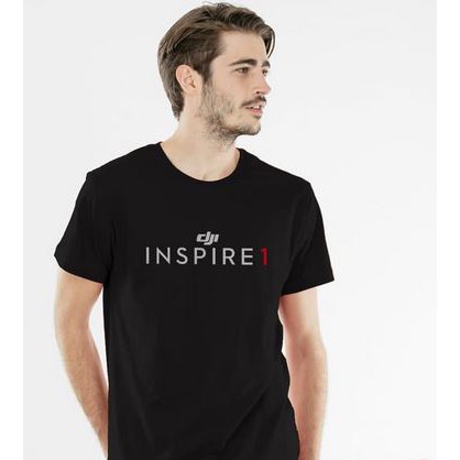 Tshirt Kaos Baju Dji Inspire 1 Drone Hitam - Kaos Drone - Kaos Distro - Custom kaos
