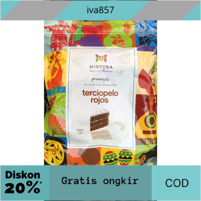 

PROMO Mixtura Red Velvet Powder / bubuk Red Velvet (Made in Spain - 1 Kg) GRATIS ONGKIR