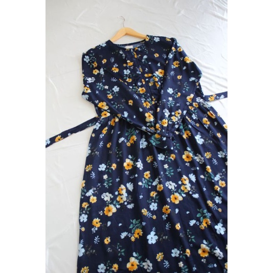 khaileena daily dress / Gamis Rayon Jumbo / Gamis Rayon LD 120 / Gamis Jumbo