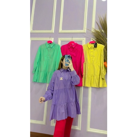 TUNIK CANDA PREMIUM TUNIK FUSCHIA TUNIK VIRAL
