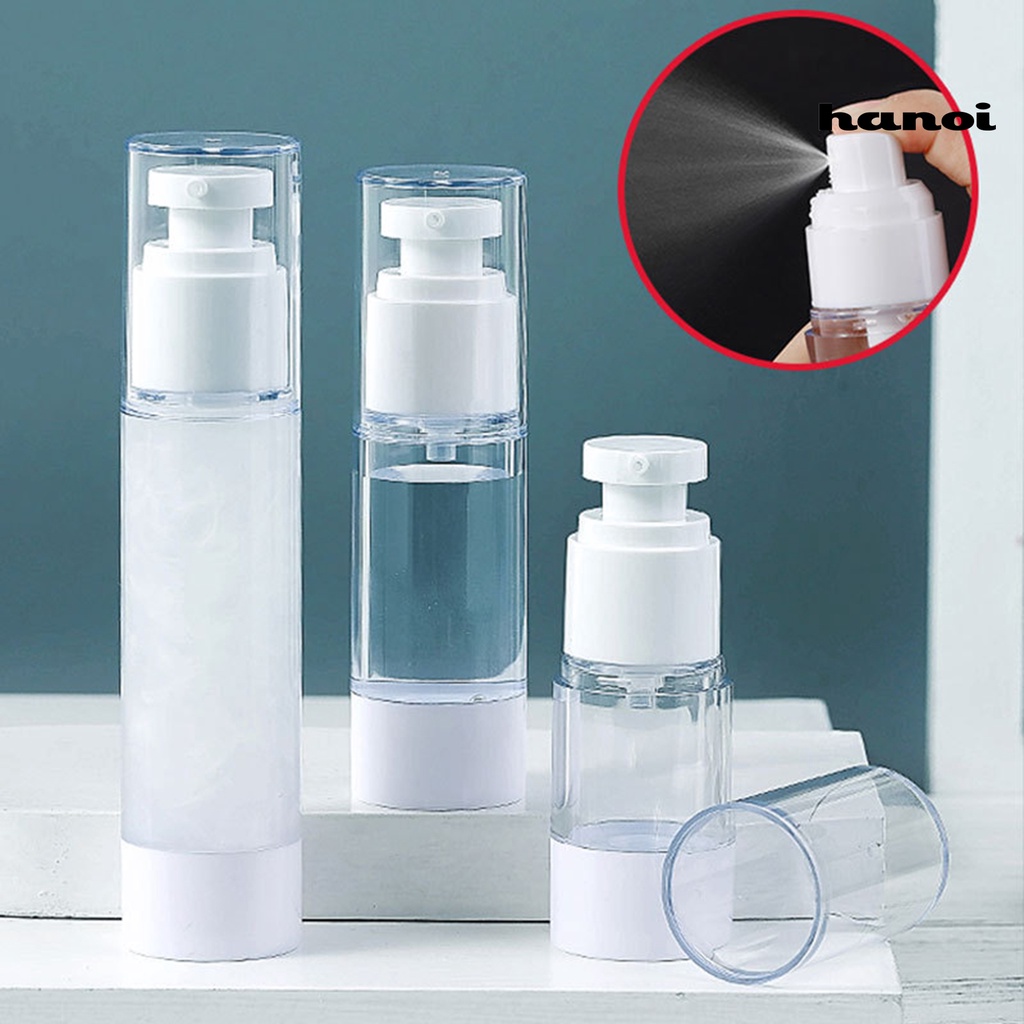 HQTM_Bottle Easy-using Exquisite Transparent Refillable Travel Bottle for Home