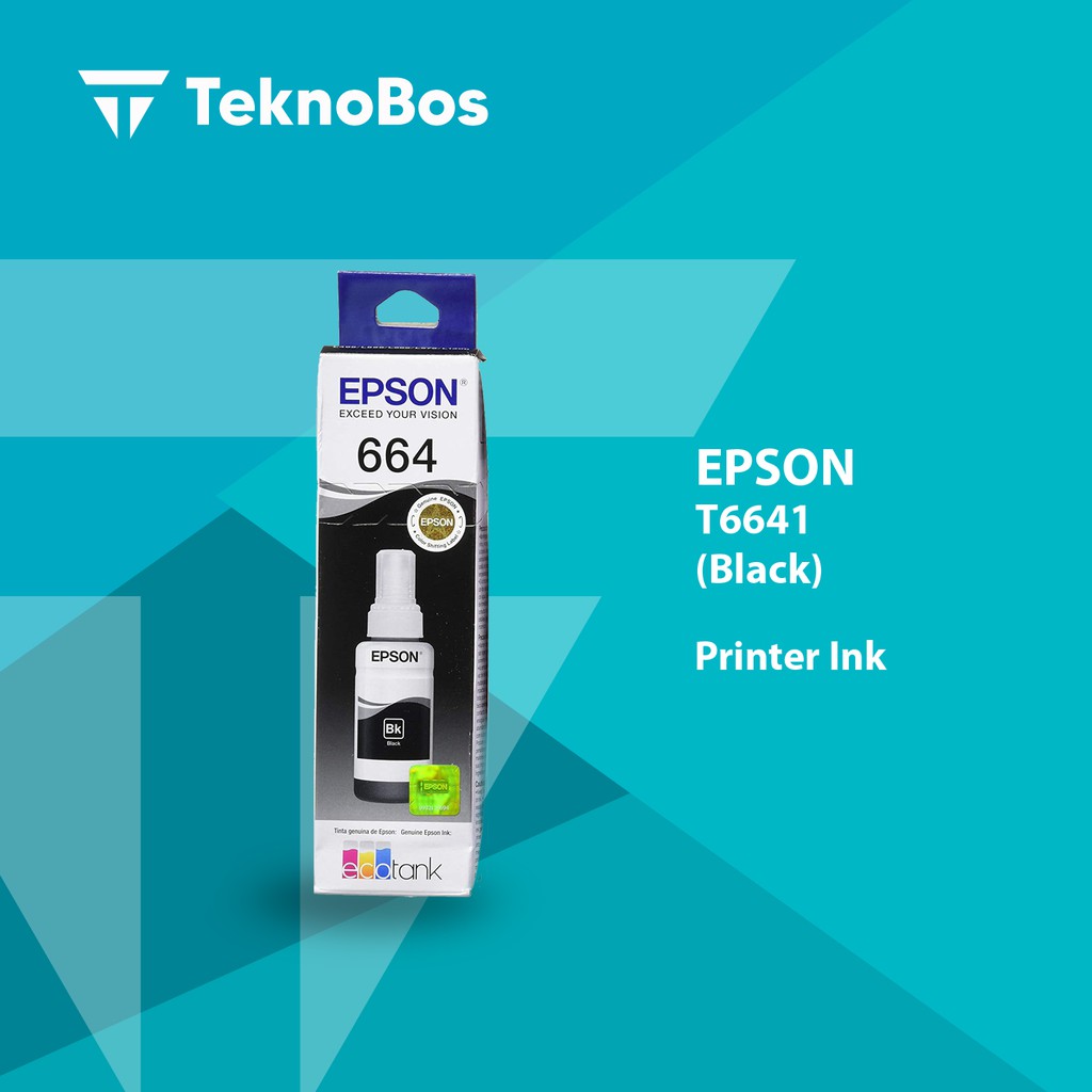 Jual Tinta Epson Original T6641 Black Shopee Indonesia 0124