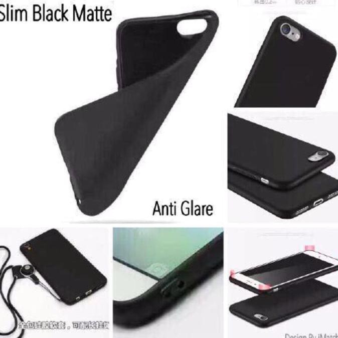 Slim Black Matte Lenovo A6600 Plus A6600+ 5 inchi Soft Case Anti Glare