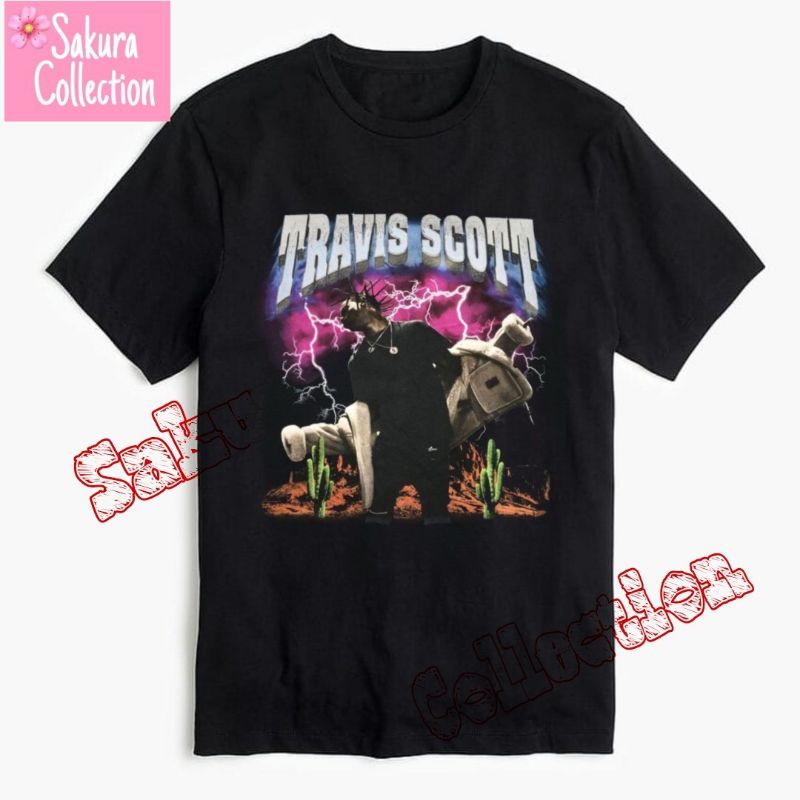 Kaos Baju TRAVIS SCOTT / t shirt band rap tee Jordan / vintage by h&amp;m oversize lokal / hitam pria kaus wanita TERLARIS best seller murah termurah 13