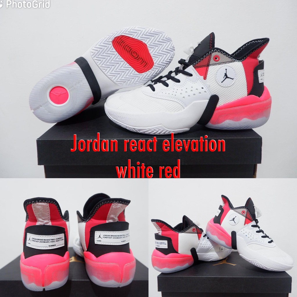 jordan react elevation on feet